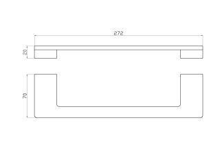 Вешалка для полотенец Wonzon & Woghand Eclipse WW-9113-GM тёмный графит